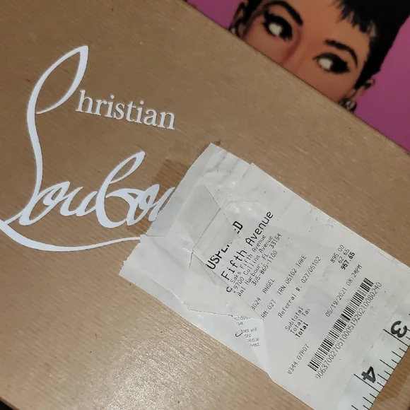 Christian Louboutin Tan Shoe Box - Picture 4 of 7